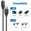 Fast charging cable with USB and magnetic pin connectors for compatibility with computer, charger, power bank, and AS800/ASC1