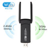 Adaptateur WiFi à double bande (2.4GHz et 5GHz) noir vers Bluetooth.