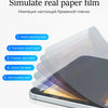 A stack of clear paper-feel screen protectors demonstrating five layers for simulating real paper film.