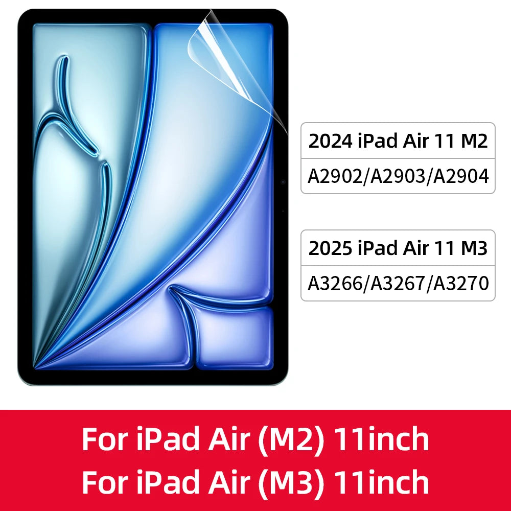 Paper-feel matte screen protector for iPad Air M2 and M3 models