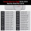 A collection of Apple Pencil models for iPad, including Pencil Only for iPad 2018-2025 and various generations.