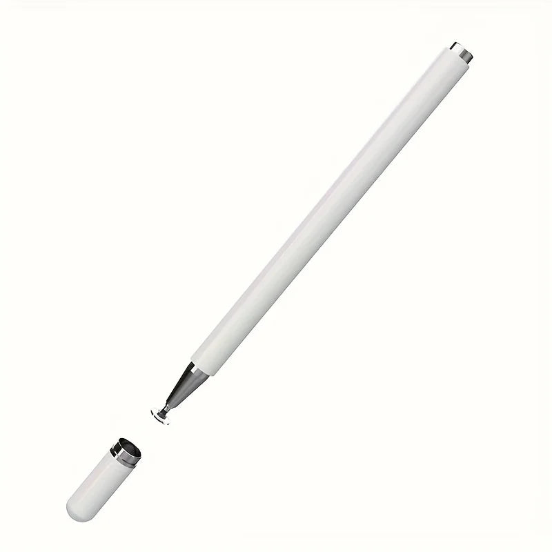 Weiße Präzisionsmetallstift mit spitzer Spitze, diagonal dargestellt.