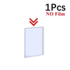 A clear protective card sleeve is shown, indicating it comes with no film.