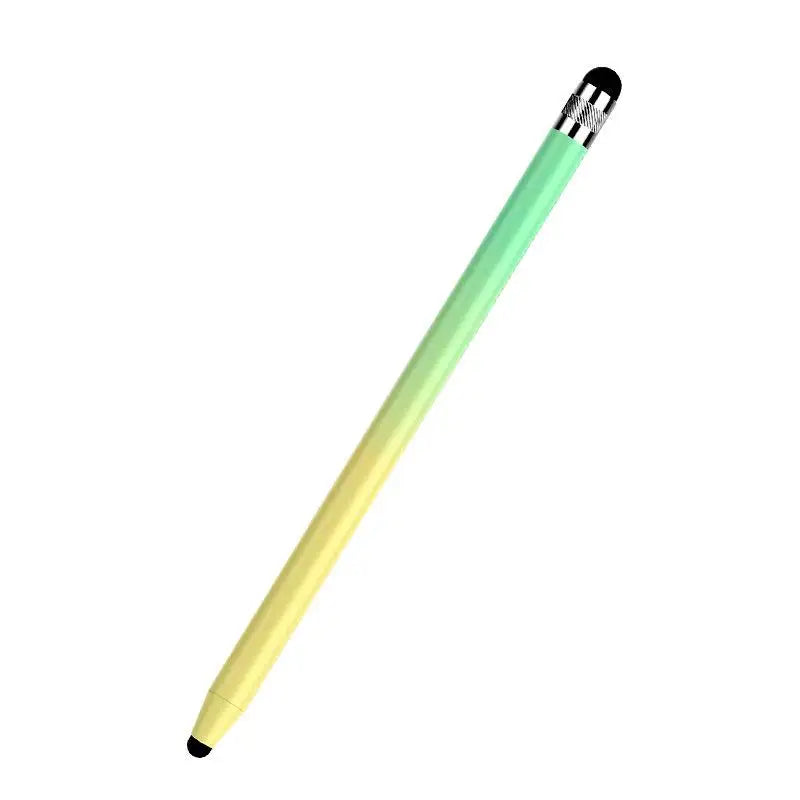 Langes, schlankes Stift-Stylus mit grünem Körper und schwarzer Spitze.