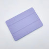 A light purple protective case for an Apple iPad, shown from above.