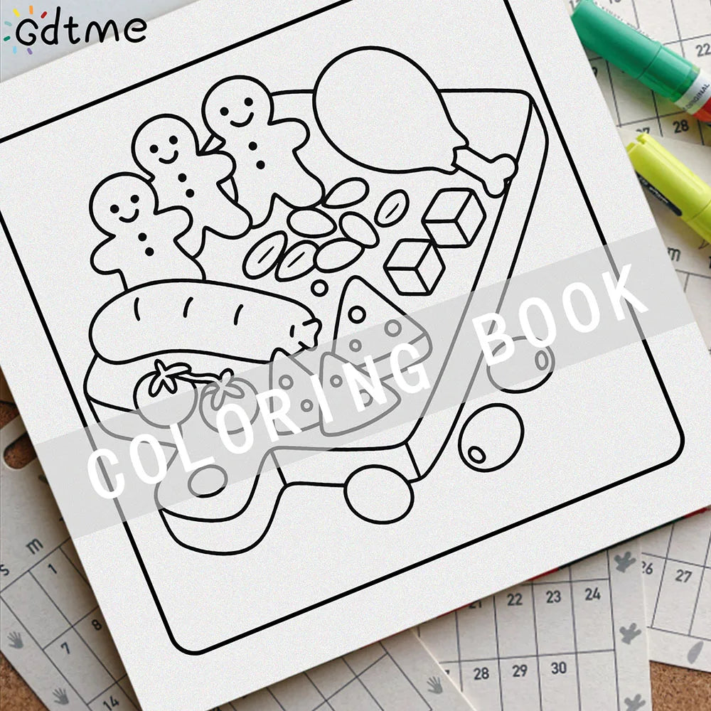 Line art coloring page featuring a collection of fruits and vegetables like a pear, carrots, and other produce.
