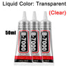 A bottle of clear liquid adhesive labeled B-7000 for craft use