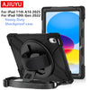 Black heavy duty shockproof case for iPad 11th generation tablet