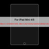 Film protecteur en PET mat pour iPad Mini 4/5, montrant les numéros de modèle A1538/A1550 et A2133/A2124/A2126/A2125.