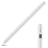 A white Apple Pencil with a silicone protective case shown diagonally.