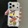 Funda para celular de silicona anti-caídas con diseño colorido de la bandera de Colombia y elementos relacionados.
