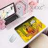 A yellow gaming mouse pad featuring a cartoon dog looking through flames with the text This Is Fine