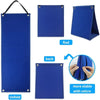 Blue visual schedule cards with fold and back options for daily routines
