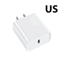 محول طاقة USB-C لشحن سريع بقوة 40 واط مع دبوسين بارزين.