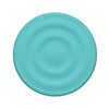 A light blue silicone ripple grip magnetic phone stand.