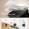Strong Clear Acrylic Adhesive Pad used to secure cables on wood, marble, and wall surfaces.