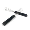 A black mechanical keyboard keycap puller with a metal switch removal tool.