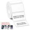 Roll of NIIMBOT M2 Label Maker replacement label tape with 50mmx30mm labels