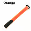 Orange reusable hook and loop cable tie with black end