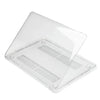 Estuche protector transparente para MacBook Pro de 13 pulgadas, mostrando la estructura interna.