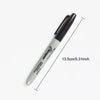 A black permanent marker pen is shown diagonally with a measurement line indicating its length of 13.5cm or 5.31inch.