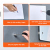 Demonstration of convenient installation steps for a magnetic tempered glass whiteboard, including marking, drilling, and sec